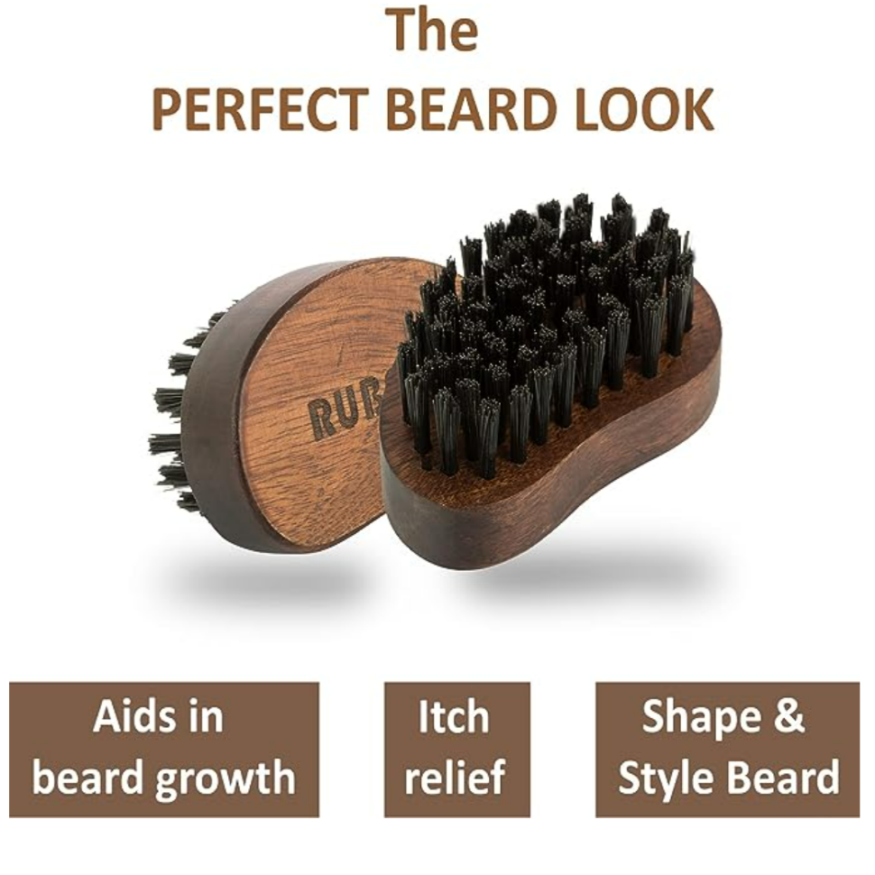 Beard Brush for Men (Pocket Size)